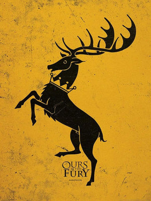 Pyramid Game of Thrones Baratheon Kunstdruck 60x80cm | Yourdecoration.de