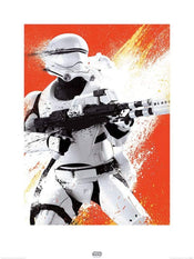 Pyramid Star Wars Episode VII Flametrooper Paint Kunstdruck 60x80cm | Yourdecoration.de