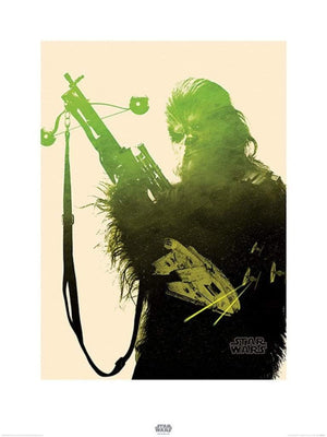 Pyramid Star Wars Episode VII Chewbacca Tri Kunstdruck 60x80cm | Yourdecoration.de