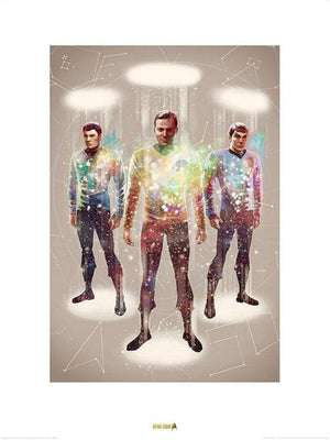 Pyramid Star Trek Beam Me Up 50th Anniversary Kunstdruck 60x80cm | Yourdecoration.de