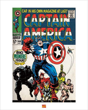 Pyramid Captain America Kunstdruck 40x50cm | Yourdecoration.de