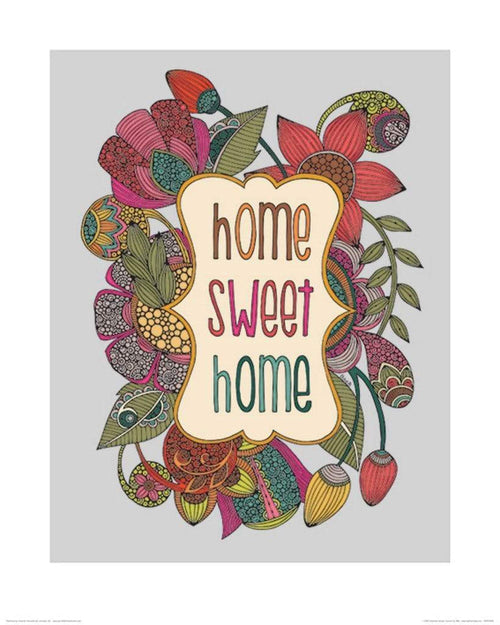 Pyramid Valentina Ramos Home Sweet Home Kunstdruck 40x50cm | Yourdecoration.de