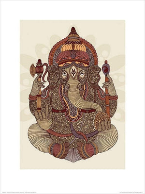 Pyramid Valentina Ramos Ganesha Kunstdruck 30x40cm | Yourdecoration.de