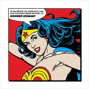 Pyramid Wonder Woman of all People Kunstdruck 40x40cm | Yourdecoration.de