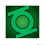 Pyramid DC Comics Green Lantern Symbol Kunstdruck 40x40cm | Yourdecoration.de