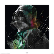 Pyramid Star Wars Rogue One Darth Vader Lines Kunstdruck 40x40cm | Yourdecoration.de