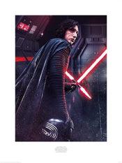 Pyramid Star Wars The Last Jedi Kylo Ren Rage Kunstdruck 60x80cm | Yourdecoration.de