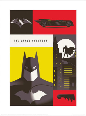 Pyramid Ppr54292 Warner Bros The Caped Crusader Kunstdruk 30X40cm | Yourdecoration.de