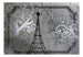 Fototapete - Vintage Paris Silver - Vliestapete