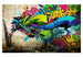 Fototapete - Funky Graffiti - Vliestapete