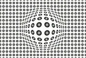 Wizard+Genius Dots Black and White Vlies Fototapete 384x260cm 8-bahnen | Yourdecoration.de