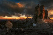 Wizard+Genius Dolomites Italy Vlies Fototapete 384x260cm 8-bahnen | Yourdecoration.de