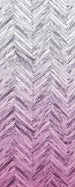 Komar Herringbone Pink Vlies Fototapete 100x250cm 1-bahn | Yourdecoration.de