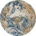 Komar Goddess Vlies Fototapete 125x125cm Rund | Yourdecoration.de