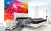 Dimex Abstract Painting Fototapete 225x250cm 3-Bahnen Sfeer | Yourdecoration.nl