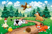 Dimex Animals and Forest Fototapete 375x250cm 5-Bahnen | Yourdecoration.de