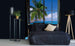 Dimex Beach Window View Fototapete 225x250cm 3-Bahnen Sfeer | Yourdecoration.nl