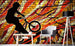 Dimex Bicycle Red Fototapete 375x250cm 5-Bahnen Sfeer | Yourdecoration.nl