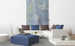 Dimex Blue Painting Abstract Fototapete 150x250cm 2-bahnen interieur | Yourdecoration.de