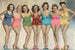 Dimex Charming Ladies Fototapete 375x250cm 5-Bahnen | Yourdecoration.de