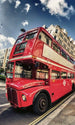 Dimex Double Decker Bus Fototapete 150x250cm 2-Bahnen | Yourdecoration.de