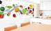 Dimex Fruits in Water Fototapete 375x150cm 5-Bahnen Sfeer | Yourdecoration.nl