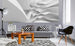 Dimex Futuristic Wave Fototapete 375x150cm 5-Bahnen Sfeer | Yourdecoration.nl