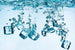 Dimex Ice Cubes Fototapete 375x250cm 5-Bahnen | Yourdecoration.de