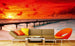 Dimex Jetty in Sunset Fototapete 375x250cm 5-Bahnen Sfeer | Yourdecoration.nl