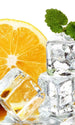 Dimex Lemon and Ice Fototapete 150x250cm 2-Bahnen | Yourdecoration.de