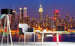 Dimex Manhattan at Night Fototapete 375x250cm 5-Bahnen Sfeer | Yourdecoration.de