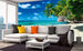 Dimex Paradise Beach Fototapete 375x250cm 5-Bahnen Sfeer | Yourdecoration.de