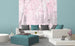 Dimex Pink Forest Abstract Fototapete 225x250cm 3-bahnen interieur | Yourdecoration.de