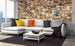 Dimex Rock Wall Fototapete 375x150cm 5-Bahnen Sfeer | Yourdecoration.de