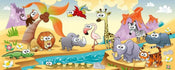 Dimex Savanna animals Fototapete 375x150cm 5-Bahnen | Yourdecoration.de