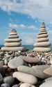 Dimex Stack of Stones Fototapete 150x250cm 2-Bahnen | Yourdecoration.de