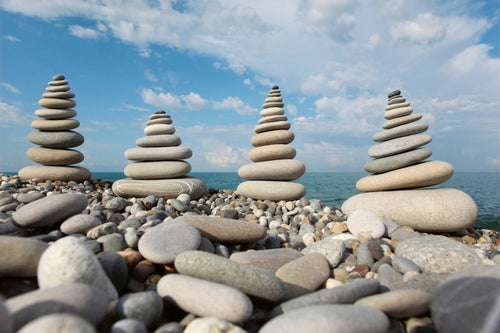 Dimex Stack of Stones Fototapete 375x250cm 5-Bahnen | Yourdecoration.de