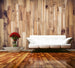 Dimex Timber Wall Fototapete 375x250cm 5-Bahnen Interieur | Yourdecoration.de