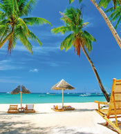 Dimex Tropical Beach Fototapete 225x250cm 3-Bahnen | Yourdecoration.de