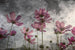 Dimex Violet Flower Abstract Fototapete 375x250cm 5-bahnen | Yourdecoration.de