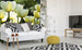 Dimex White Tulips Fototapete 225x250cm 3-Bahnen Interieur | Yourdecoration.de