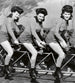 Dimex Women on Bicycle Fototapete 225x250cm 3-Bahnen | Yourdecoration.de