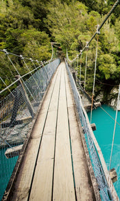 Dimex Wooden Bridge Fototapete 150x250cm 2-Bahnen | Yourdecoration.de