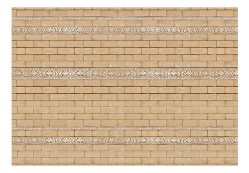 Fototapete - Brick with Ornaments - Vliestapete