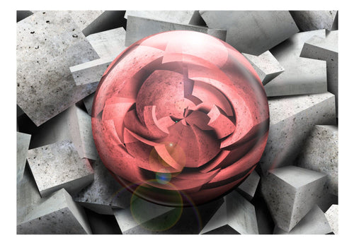 Fototapete - Stone Rose - Vliestapete