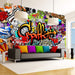 Artgeist Colorful Graffiti Vlies Fototapete Interieur | Yourdecoration.de