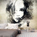 Artgeist Mysterious Girl Vlies Fototapete Interieur | Yourdecoration.de