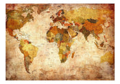 Artgeist Old World Map Vlies Fototapete | Yourdecoration.de