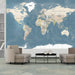 Artgeist Vintage World Map Vlies Fototapete Interieur | Yourdecoration.de