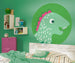 Komar Little Dino Tyranno Zelfklevend Fototapete 125x125cm Rund Interieur | Yourdecoration.de